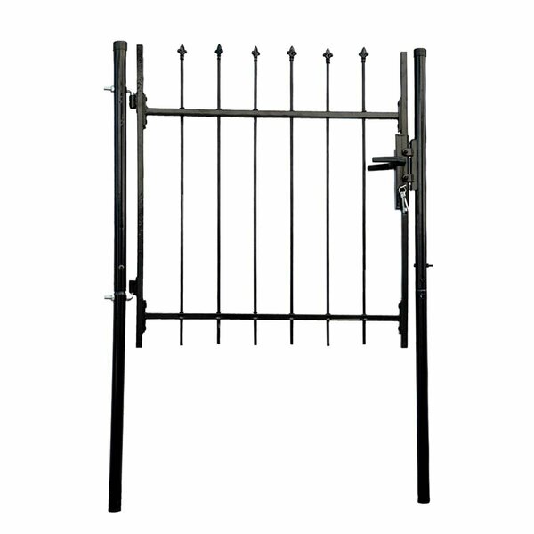 Tepee Supplies 3 x 5 ft. DIY Steel Pedestrian Gate Kit - Athens Style TE949496